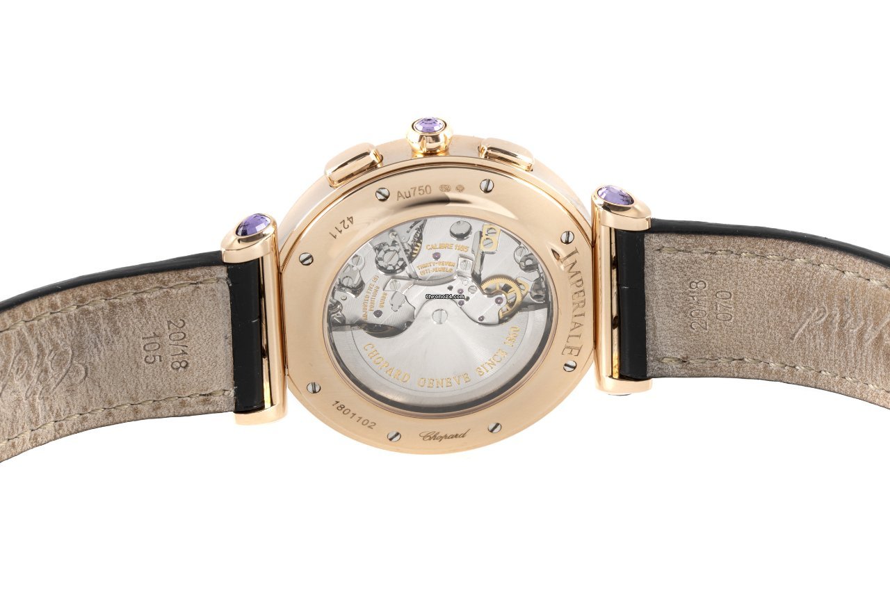 IMG_9081 Chopard Imperiale Womens watch Automatic Red gold 384211-5001 Replica 5