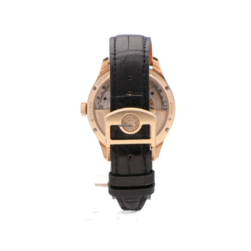 IMG_9081 IWC Mens watch Unisex Automatic Rose gold IW504501 Replica 5