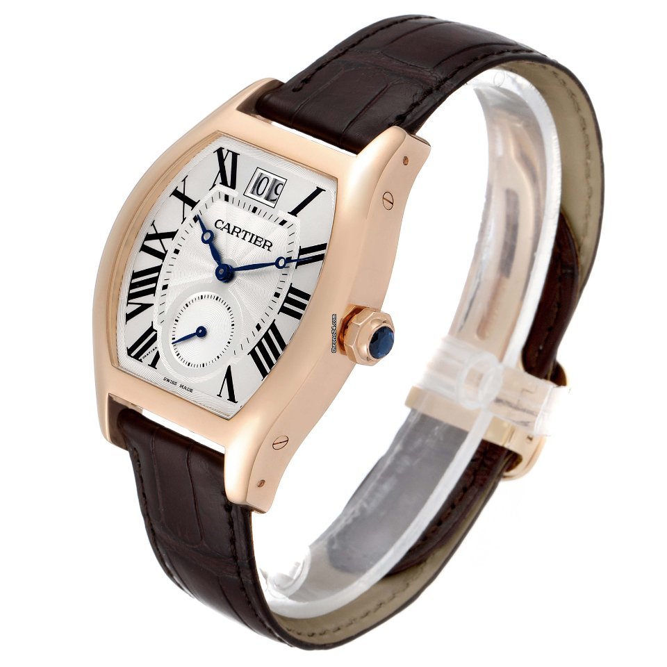 IMG_9081 Cartier Tortue Mens watch Unisex Manual winding Rose gold W1556234 Replica 5