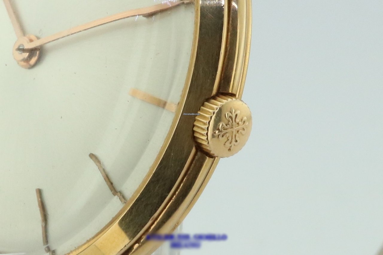 IMG_9081 Patek Philippe Calatrava Mens watch Unisex Manual winding Rose gold 3434 Replica 5