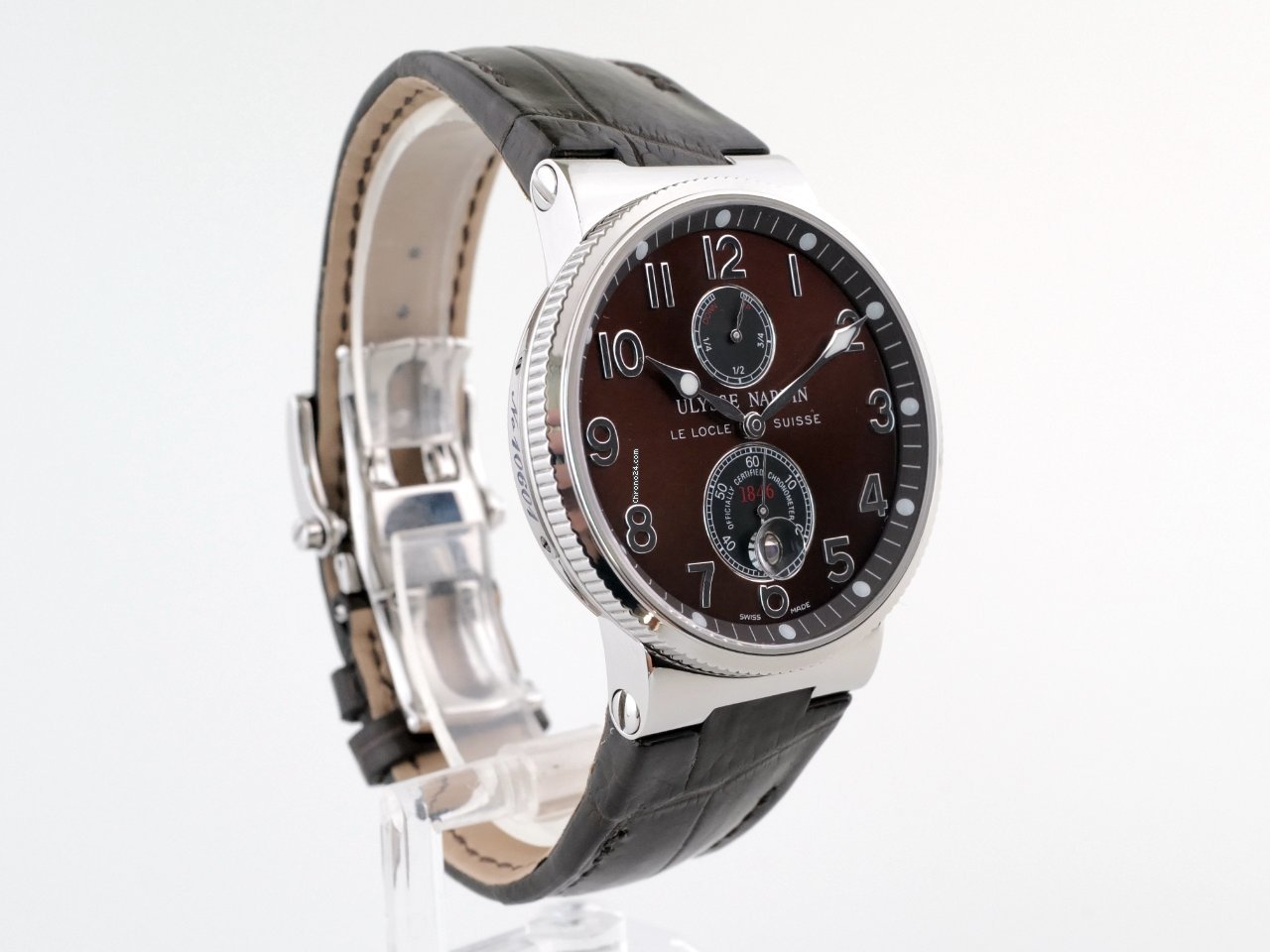 Ulysse Nardin Marine Chronometer 41mm Mens watch Unisex Automatic Steel 263-66 625 Replica 5