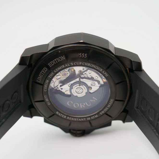 IMG_9081 Corum Admirals Cup Seafender Centro Mens watch Unisex Automatic Titanium 960.101.94 0371AN12 Replica 5