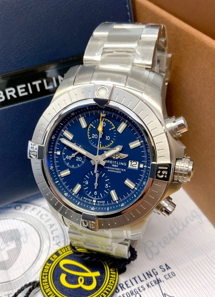 Breitling Avenger Mens watch Unisex Automatic Steel A13317101C1A1 Replica 5