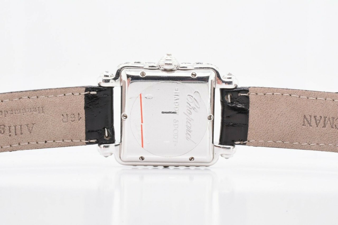 IMG_9081 Chopard Happy Sport Womens watch Quartz White gold 27 6730-415 Replica 5