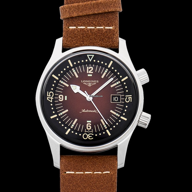 IMG_9081 Longines Legend Diver Mens watch Unisex Automatic Steel L37744602 Replica 5