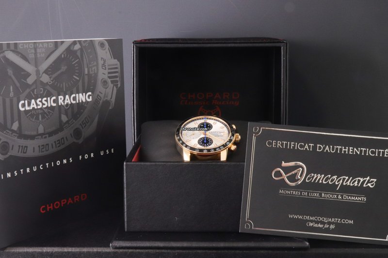 IMG_9081 Chopard Grand Prix de Monaco Historique Mens watch Unisex Automatic Rose gold 161275-5003 Replica 5