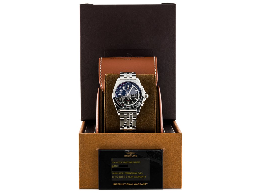IMG_9081 Breitling Galactic Unitime Mens watch Unisex Automatic Steel WB3510U4 BD94 375A Replica 5