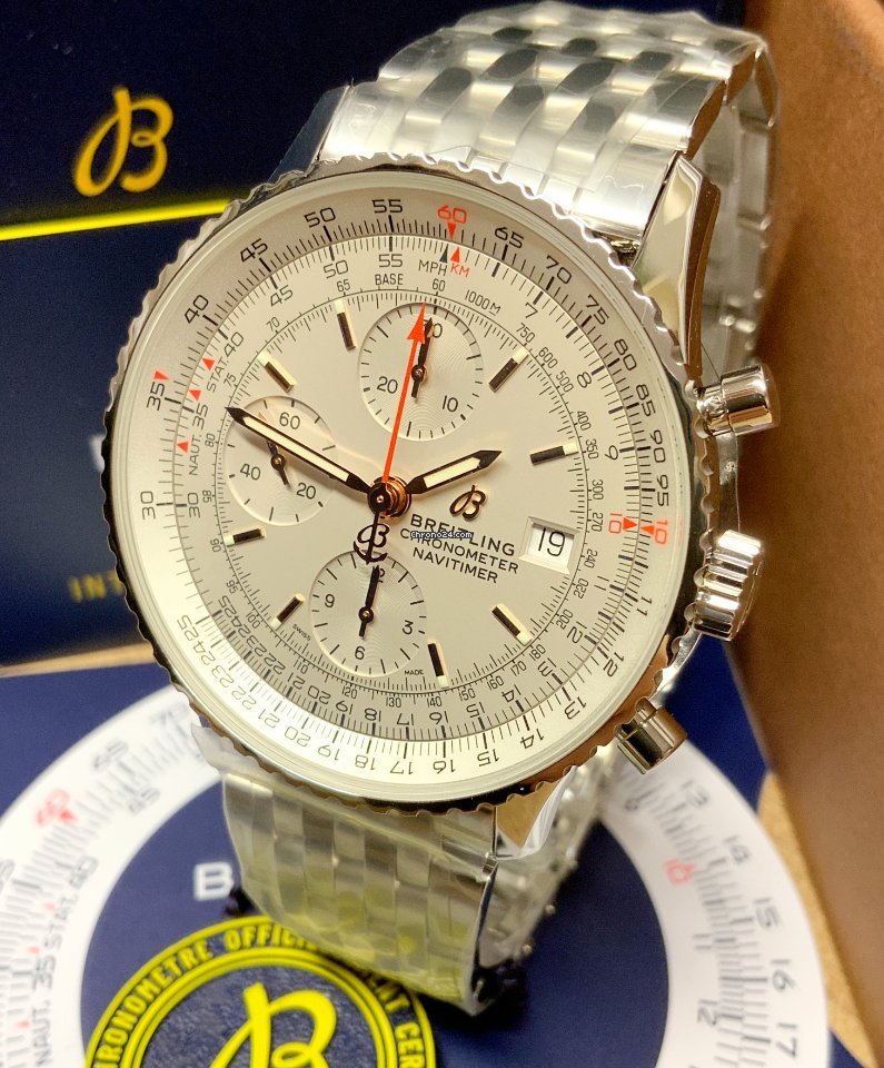 IMG_9081 Breitling Navitimer Heritage Mens watch Unisex Automatic Steel A13324121G1A1 Replica 5