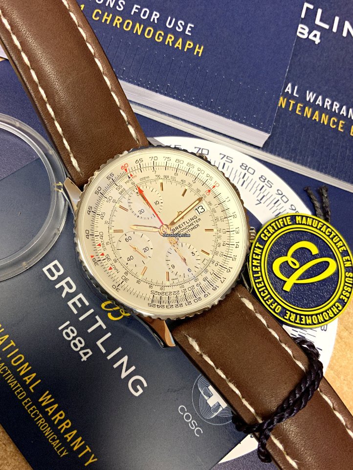 IMG_9081 Breitling Navitimer Heritage Mens watch Unisex Automatic Steel A13324121G1X3 Replica 5
