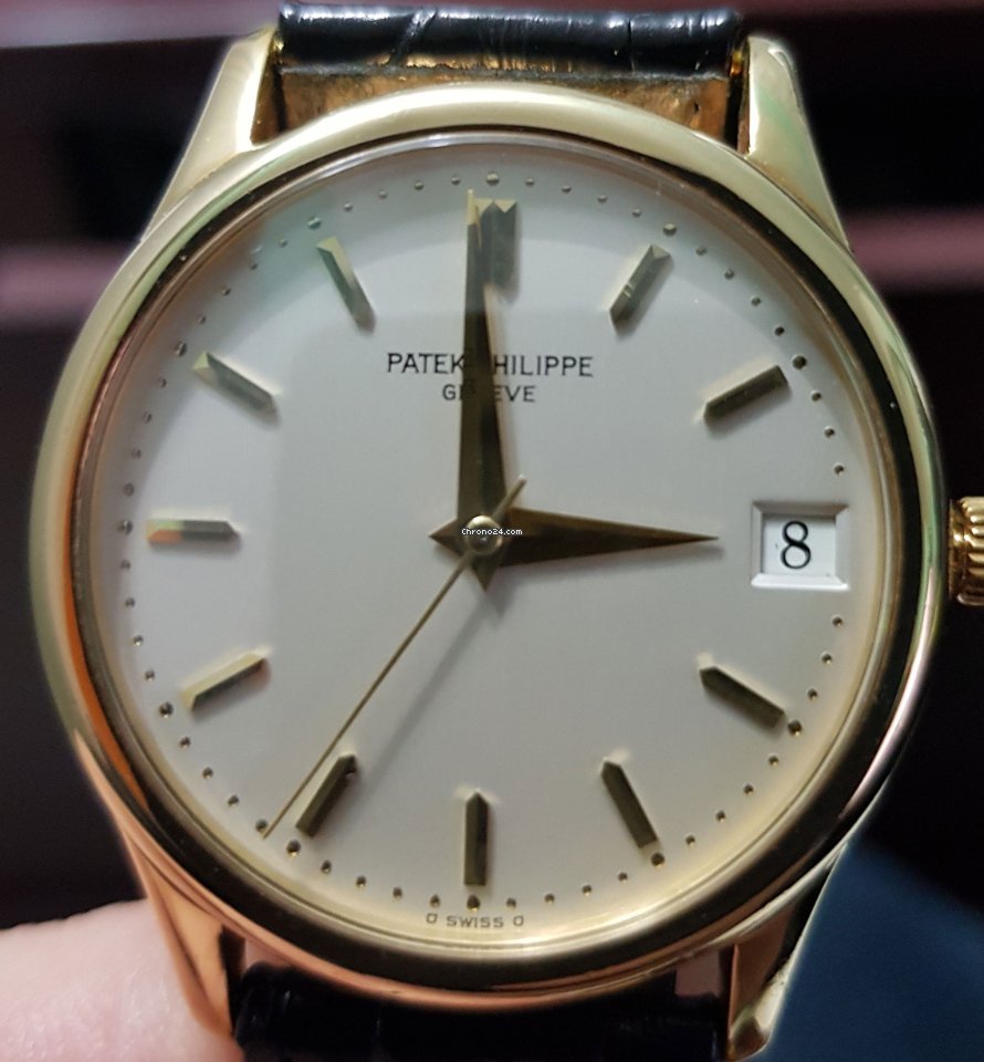 IMG_9081 Patek Philippe Calatrava Mens watch Unisex Automatic Yellow gold 3998 Replica 5