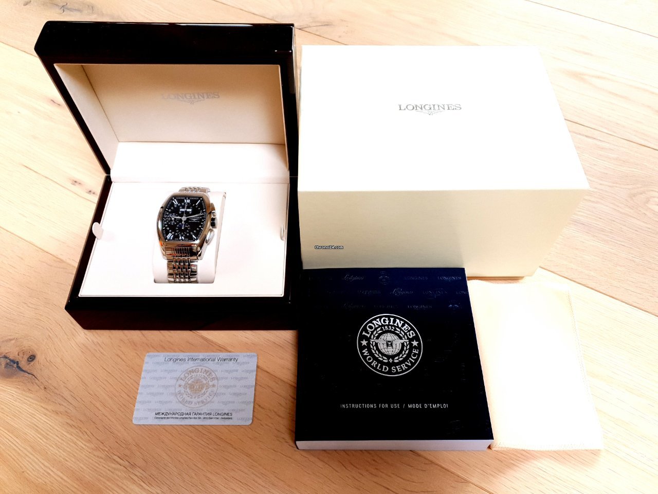 Longines Evidenza Mens watch Unisex Automatic Steel L2.688.4 Replica 5