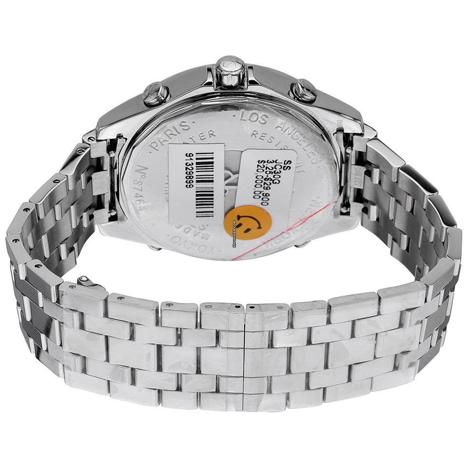 IMG_9081 Jacob & Co. Five Time Zone Mens watch Unisex Quartz Steel JC30G Replica 5