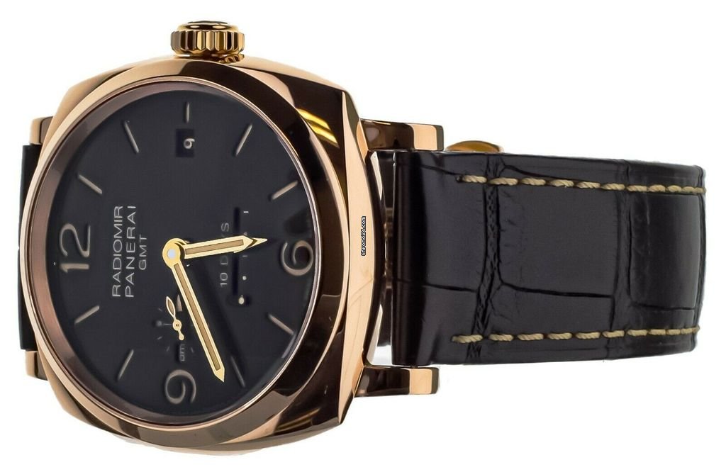 IMG_9081 Panerai Special Editions Mens watch Unisex Automatic Rose gold PAM625 Replica 5