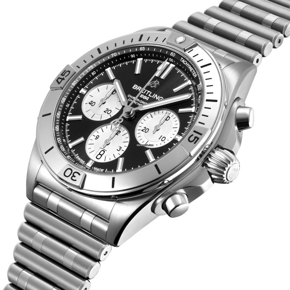 IMG_9081 Breitling Chronomat Mens watch Unisex Automatic Steel AB0134101B2A1 Replica 5