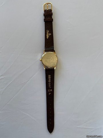 IMG_9081 Omega Seamaster Mens watch Unisex Manual winding Gold Steel 136.012 Replica 5