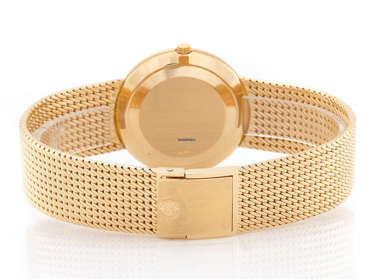 IMG_9081 Patek Philippe Calatrava Mens watch Unisex Manual winding Yellow gold 3919 005 Replica 5