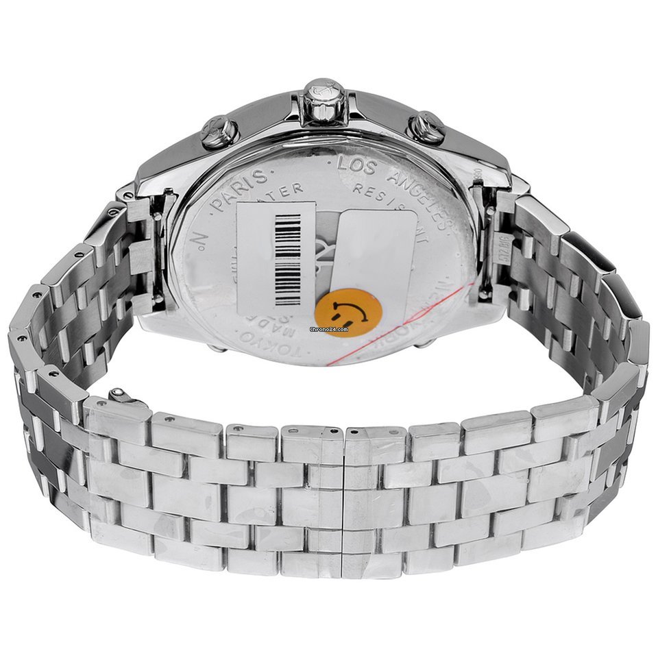 Jacob & Co. Five Time Zone Mens watch Unisex Quartz Steel JC30P Replica 5