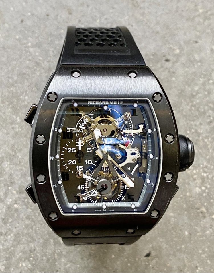 IMG_9081 Richard Mille Manual winding Titanium RM008 Replica 5