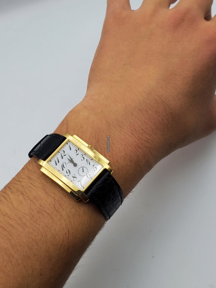 IMG_9081 Patek Philippe Gondolo Mens watch Unisex Manual winding Yellow gold 5024J-001 Replica 5