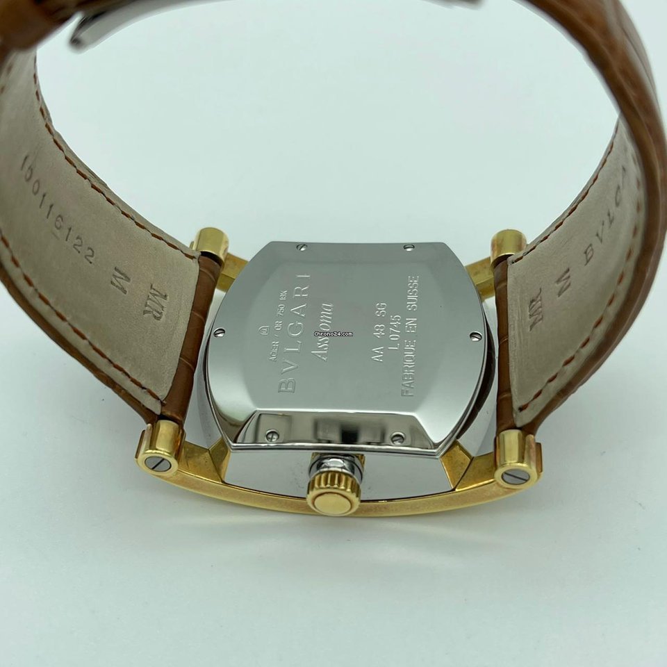 Bulgari Assioma Mens watch Unisex Automatic Gold Steel AA48C6SGLDCH Replica 5