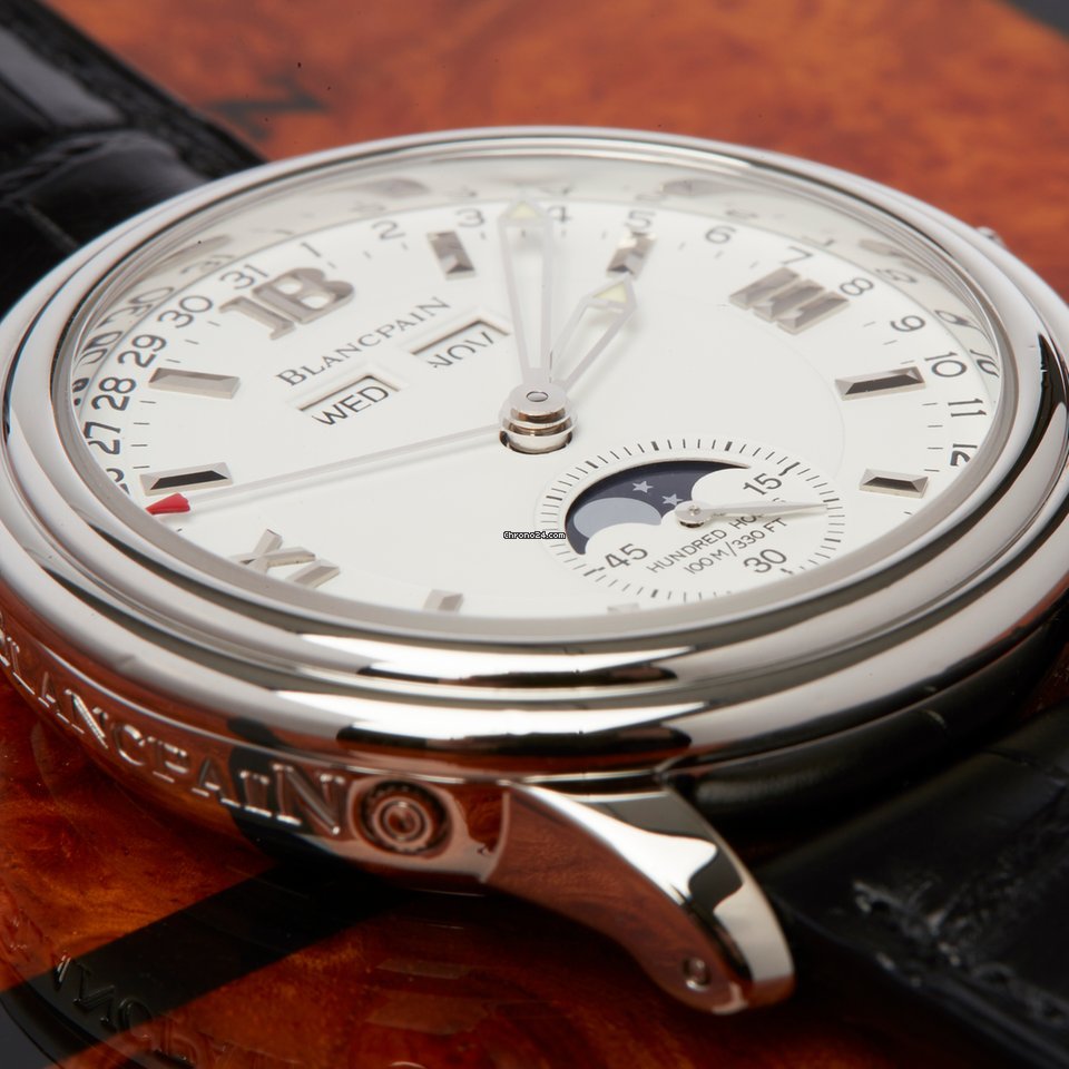 IMG_9081 Blancpain Leman Moonphase Mens watch Unisex Automatic Steel 2763.1127A.11 Replica 5