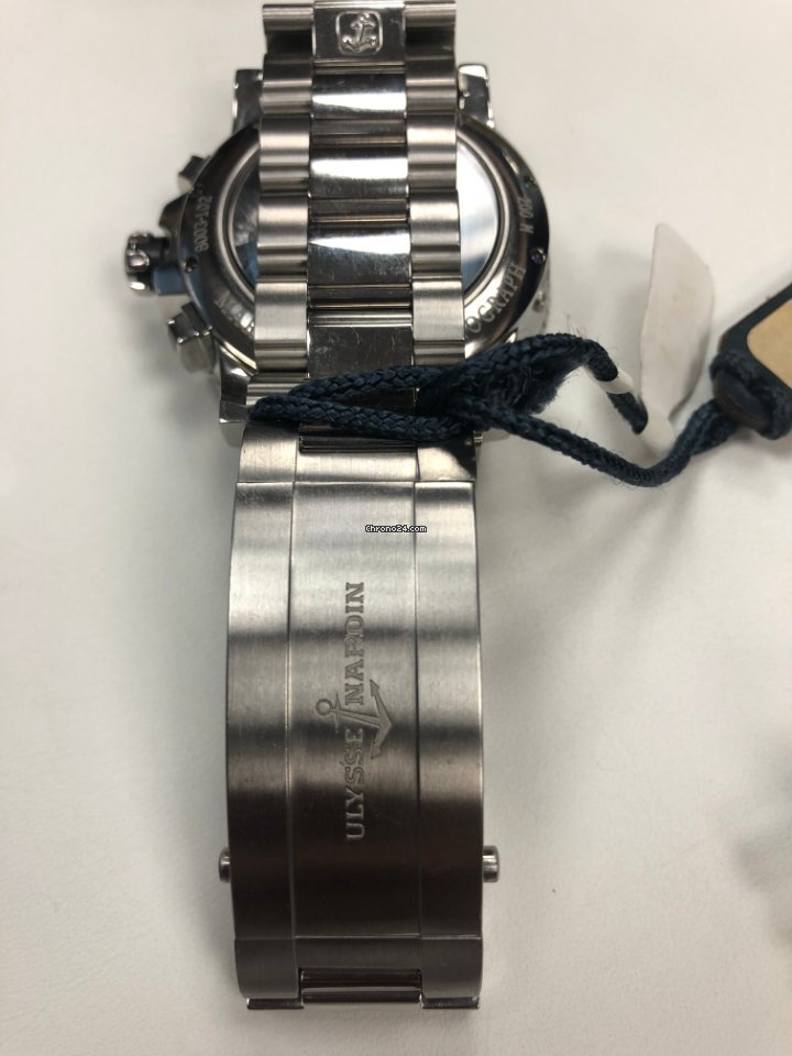 IMG_9081 Ulysse Nardin Maxi Marine Diver Mens watch Unisex Automatic Steel 8003-102-7 91 Replica 5