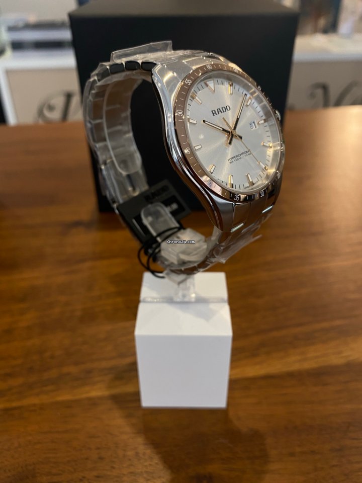 IMG_9081 Rado HyperChrome Mens watch Unisex Quartz Steel R32502103 Replica 5
