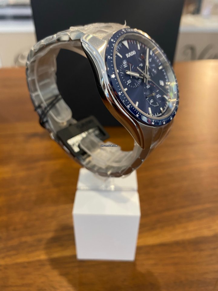 IMG_9081 Rado HyperChrome Chronograph Mens watch Unisex Quartz Steel R32259203 Replica 5