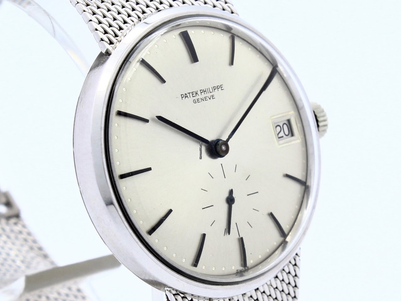 IMG_9081 Patek Philippe Calatrava Mens watch Unisex Automatic White gold 27-460M Replica 5