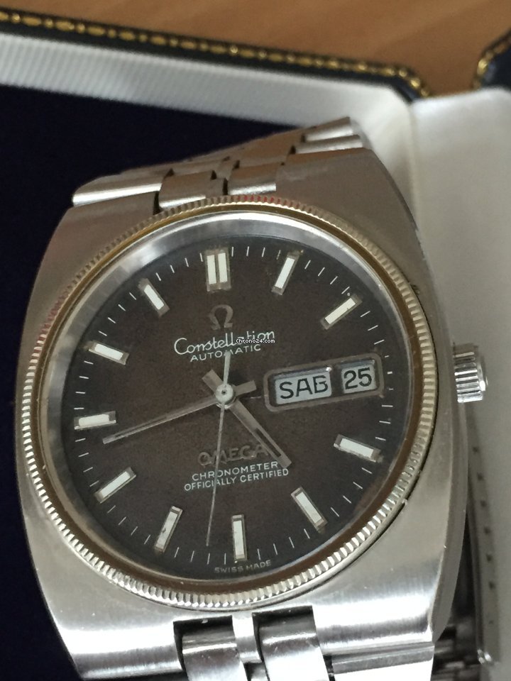 Omega Constellation Day-Date Mens watch Unisex Automatic Steel 168.0054 Replica 5