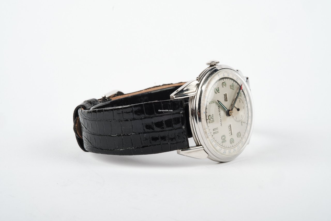 IMG_9081 Movado Mens watch Unisex Manual winding Steel Movado Calend-O-Matic Replica 5