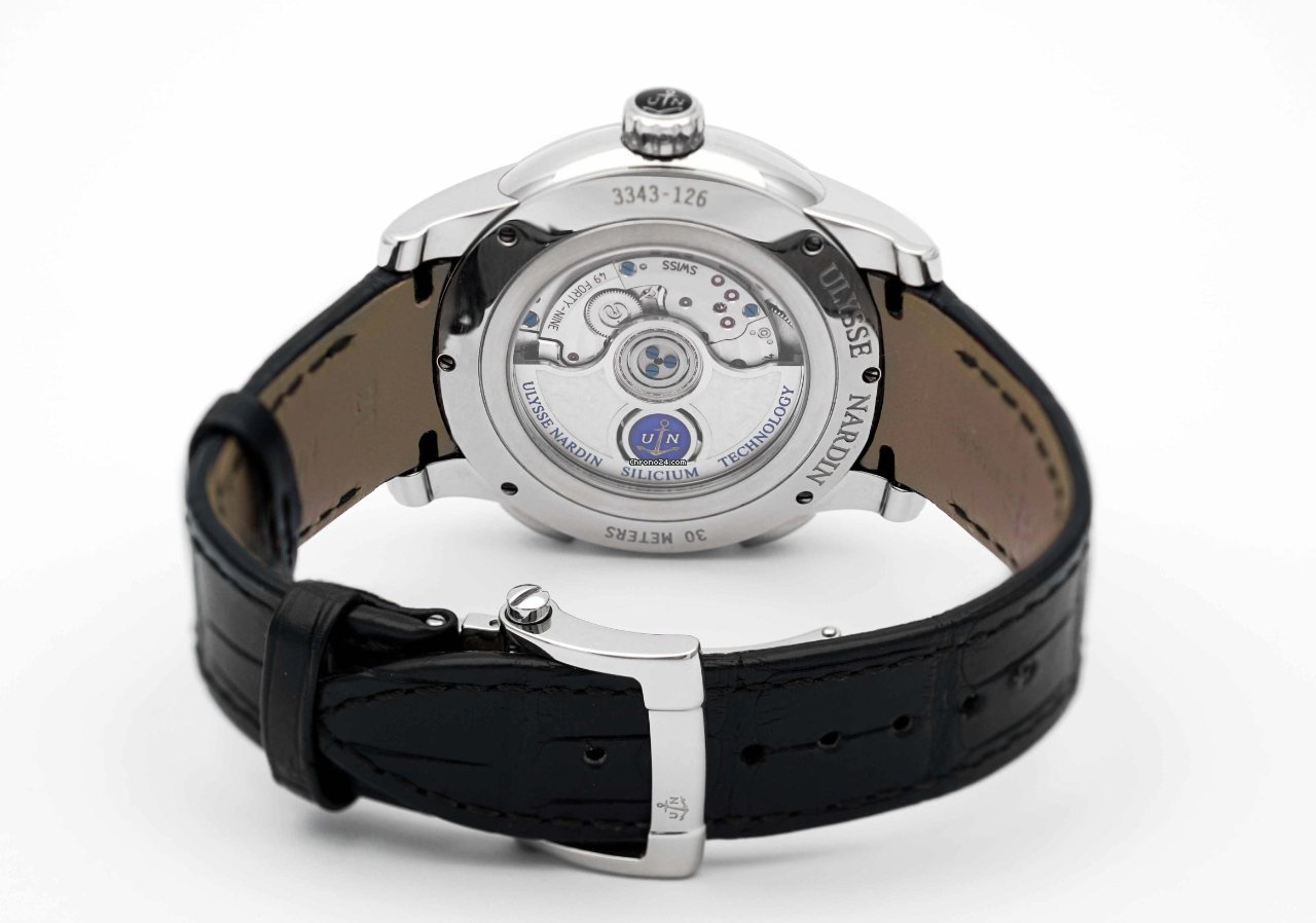 IMG_9081 Ulysse Nardin Dual Time Mens watch Unisex Automatic Steel U3343-126 91 Replica 5