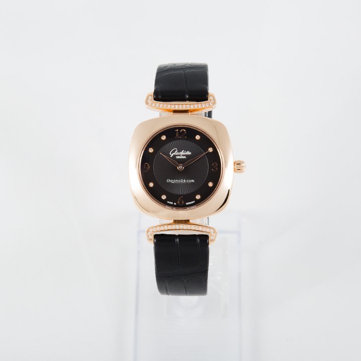 IMG_9081 Glashutte Original Pavonina Womens watch Quartz Red gold 1-03-02-09-05-30 Replica 5