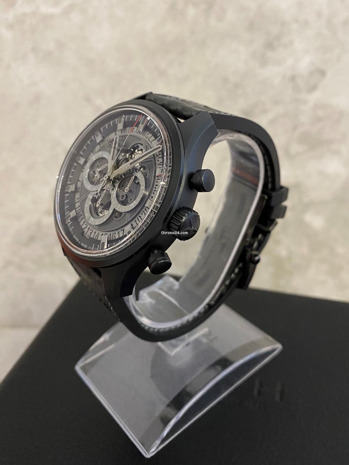 IMG_9081 Zenith El Primero Chronomaster Mens watch Unisex Automatic Ceramic 49.2520.400 98.R578 Replica 5