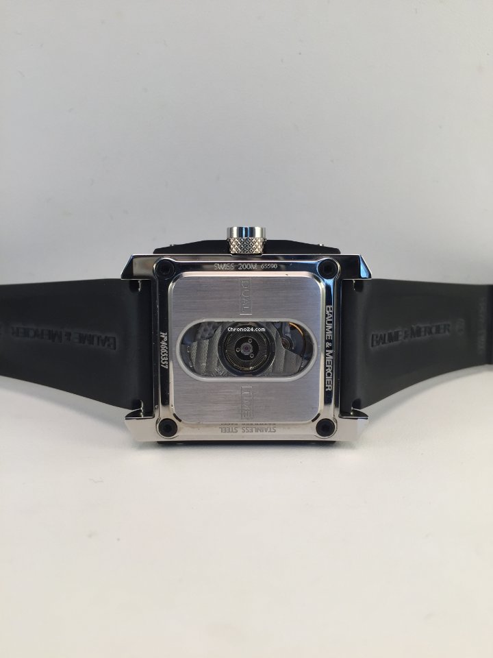 Baume & Mercier Hampton Mens watch Unisex Automatic Steel Baume et Mercier Hampton Square Magnum Replica 5