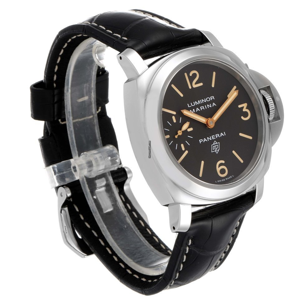 IMG_9081 Panerai Luminor Marina Mens watch Unisex Manual winding Steel PAM00632 Replica 5
