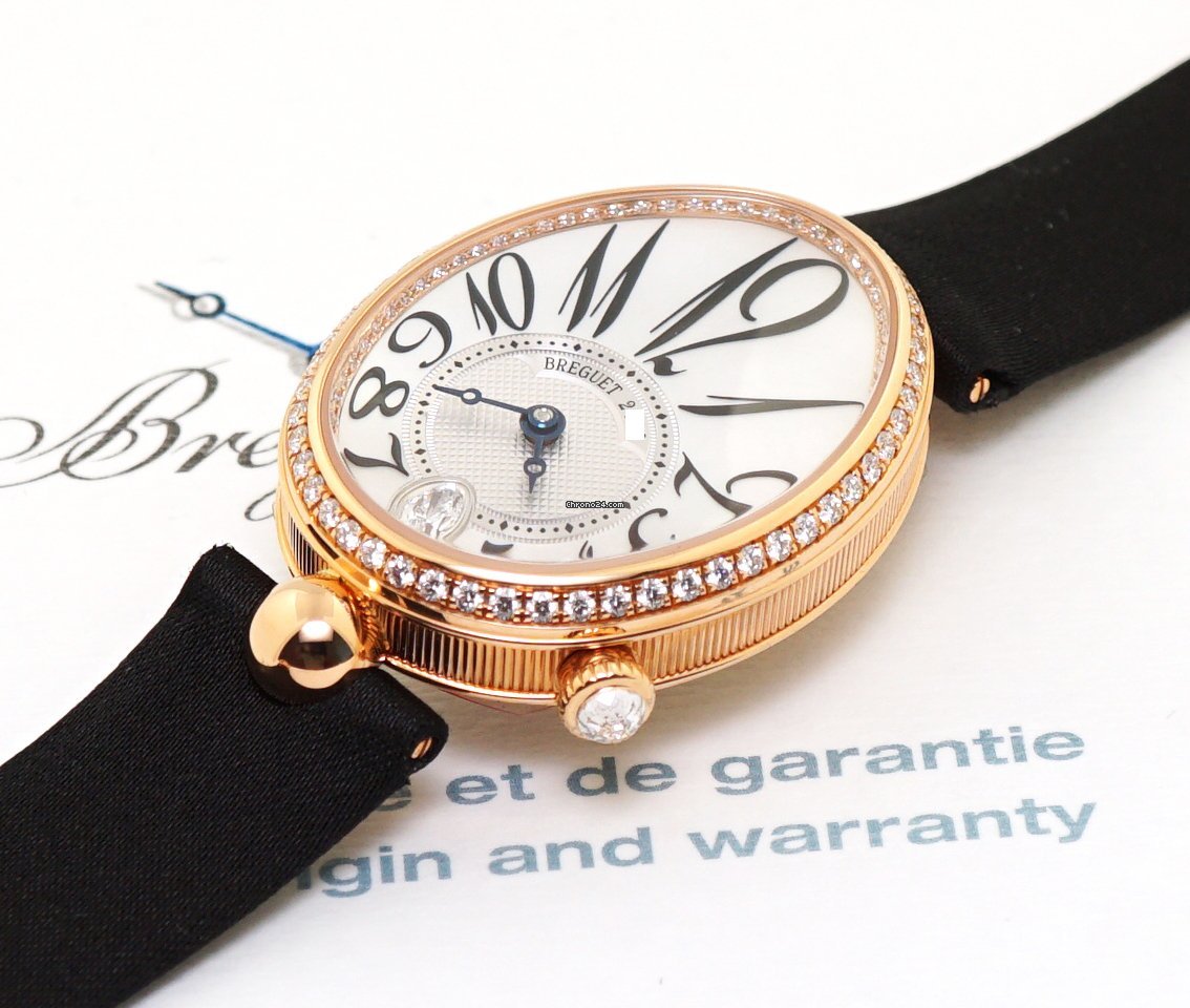 IMG_9081 Breguet Reine de Naples Womens watch Automatic Rose gold 8918BR 58 864 D00D Replica 5