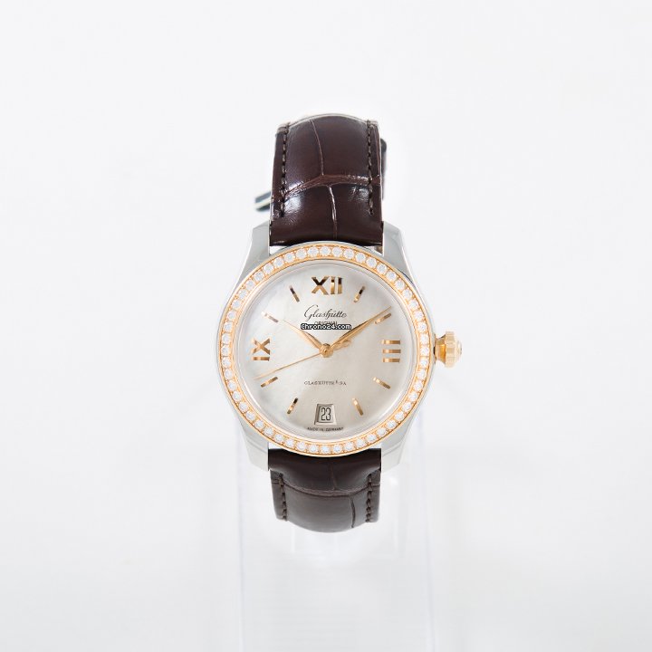 IMG_9081 Glashutte Original Lady Serenade Womens watch Automatic Gold Steel 1-39-22-09-16-44 Replica 5