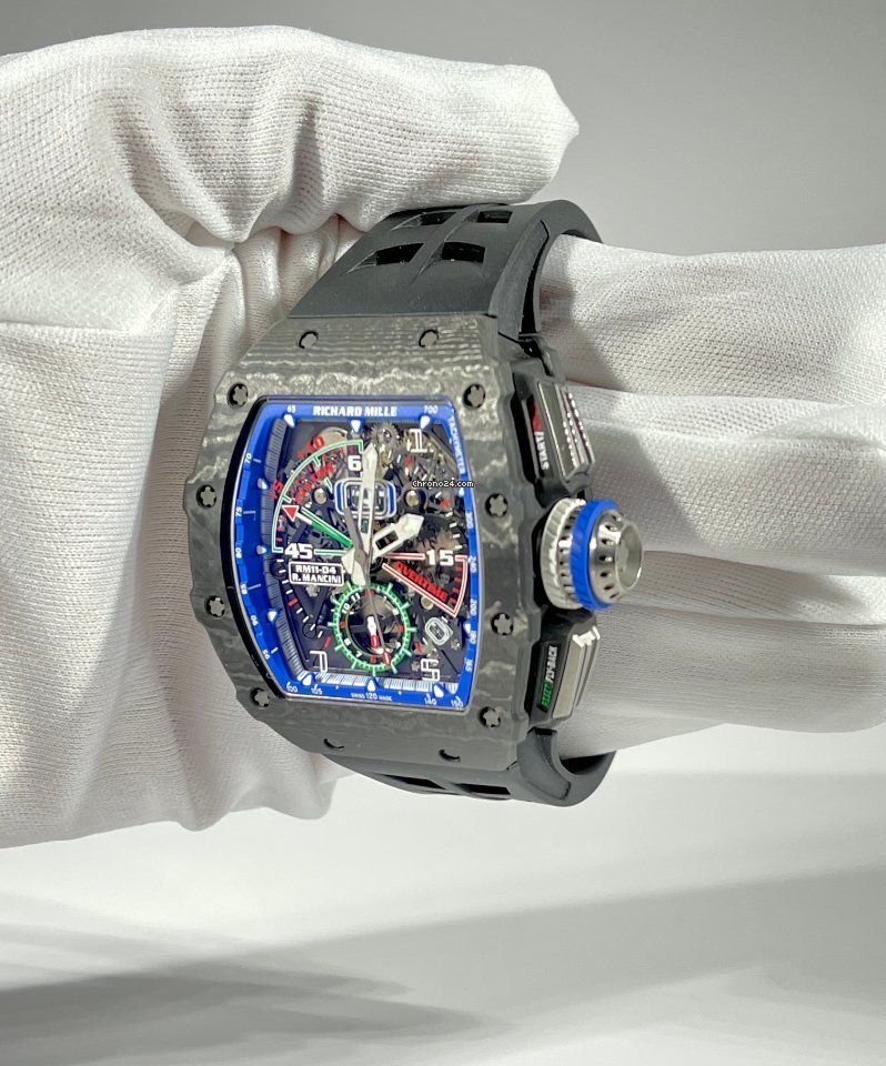 Richard Mille RM 011 Mens watch Unisex Automatic Carbon Richard Mille RM11-04 Replica 5