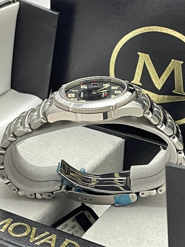 Movado Kingmatic Mens watch Unisex Automatic Steel 84-D7-877 ser. 3721235 Replica 5