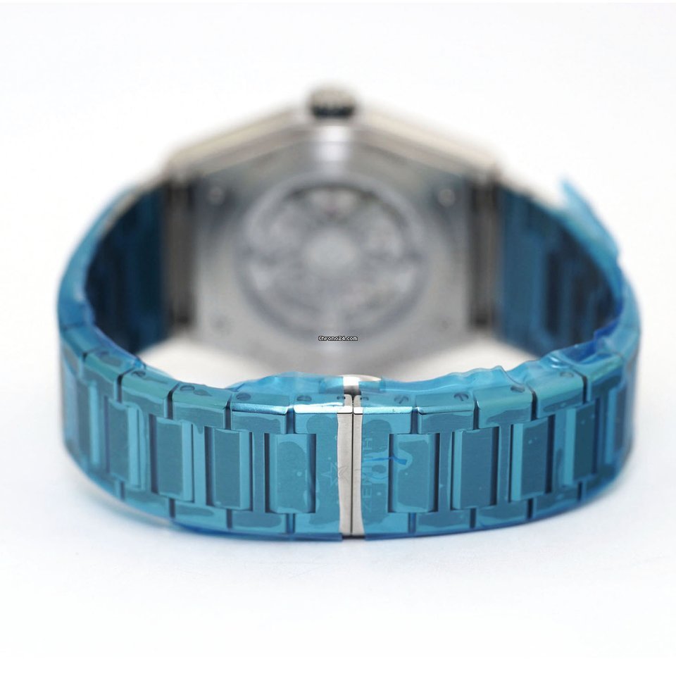 IMG_9081 Zenith Defy Mens watch Unisex Automatic Titanium 95.9000.670 78.M9000 Replica 5