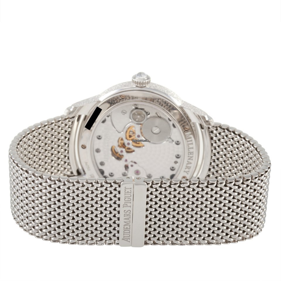 IMG_9081 Audemars Piguet Millenary Mens watch Unisex Manual winding White gold 77244BC.GG.1272BC.01 Replica 5