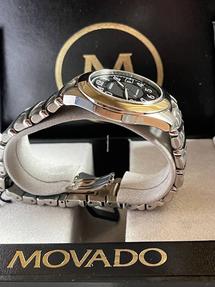 IMG_9081 Movado Kingmatic Mens watch Unisex Automatic Steel Ref. 84-D7-875 Ser. 3716550 Replica 5