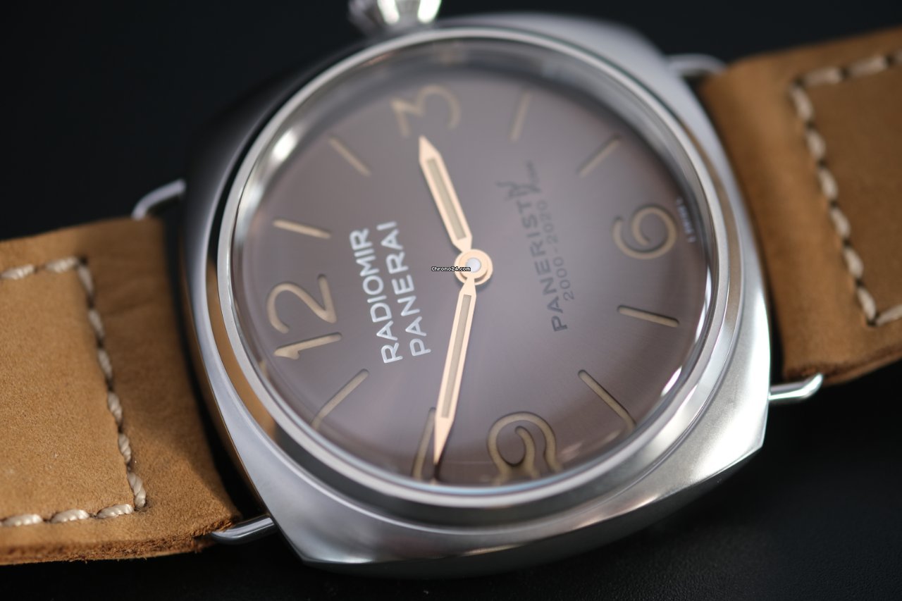 Panerai Special Editions Mens watch Unisex Manual winding Steel PAM 02020 Replica 5