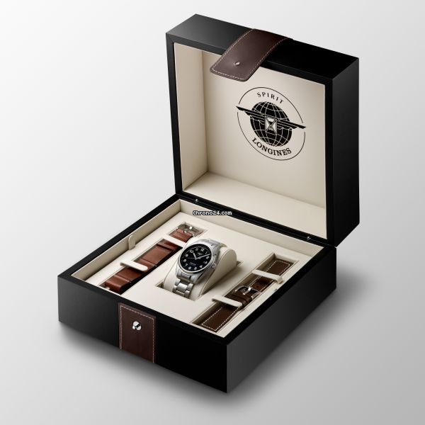 Longines Spirit Mens watch Unisex Automatic Steel L3.811.4.53.9 Replica 5