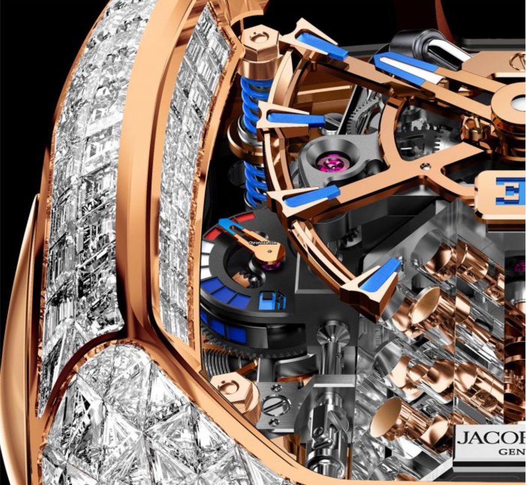 Jacob & Co. Mens watch Unisex Manual winding Rose gold BU800.40.BD.BD.A Replica 5