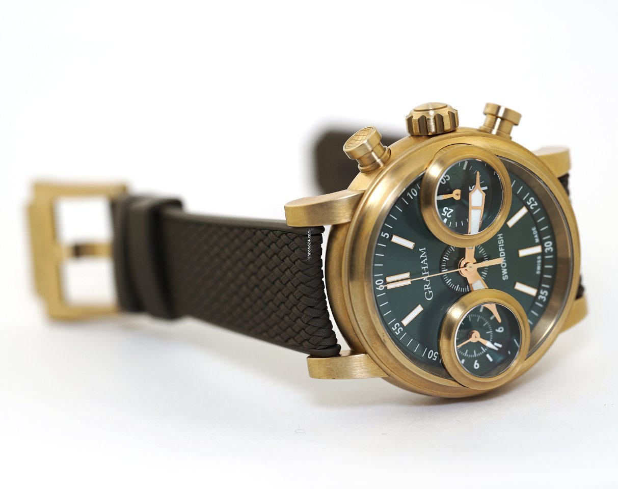 Graham Swordfish Mens watch Unisex Automatic Bronze 2SXAK.G01A.K137T Replica 5