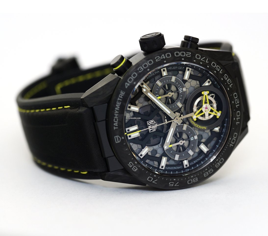 IMG_9081 TAG Heuer Carrera Heuer-02T Mens watch Unisex Automatic Titanium CAR5A8K.FT6172 Replica 5