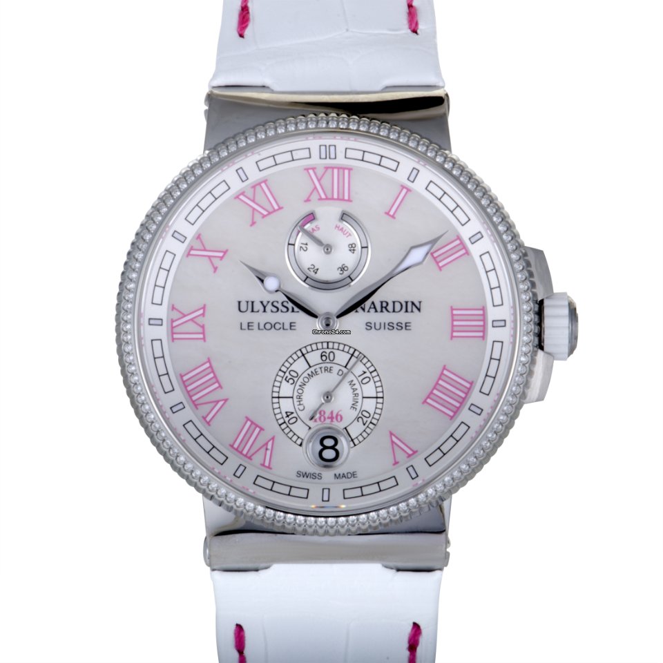 IMG_9081 Ulysse Nardin Marine Chronometer Manufacture Mens watch Unisex Automatic 1183-126B 470 Replica 5