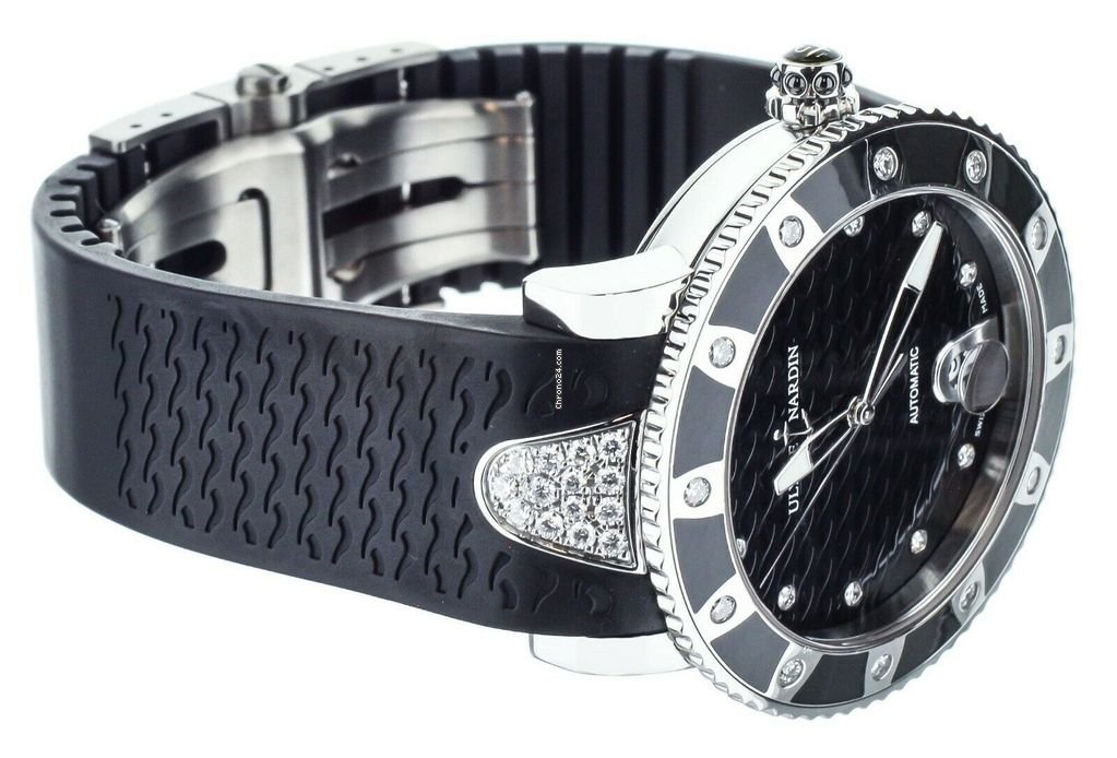 IMG_9081 Ulysse Nardin Lady Diver Starry Night Womens watch Automatic Steel 8103 Replica 5